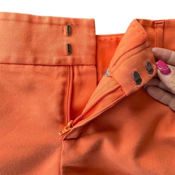 Alice + Olivia Women's Orange/Peach Cady Shorts Size 6/8 Casual Summer Wear - Picture 3 of 10